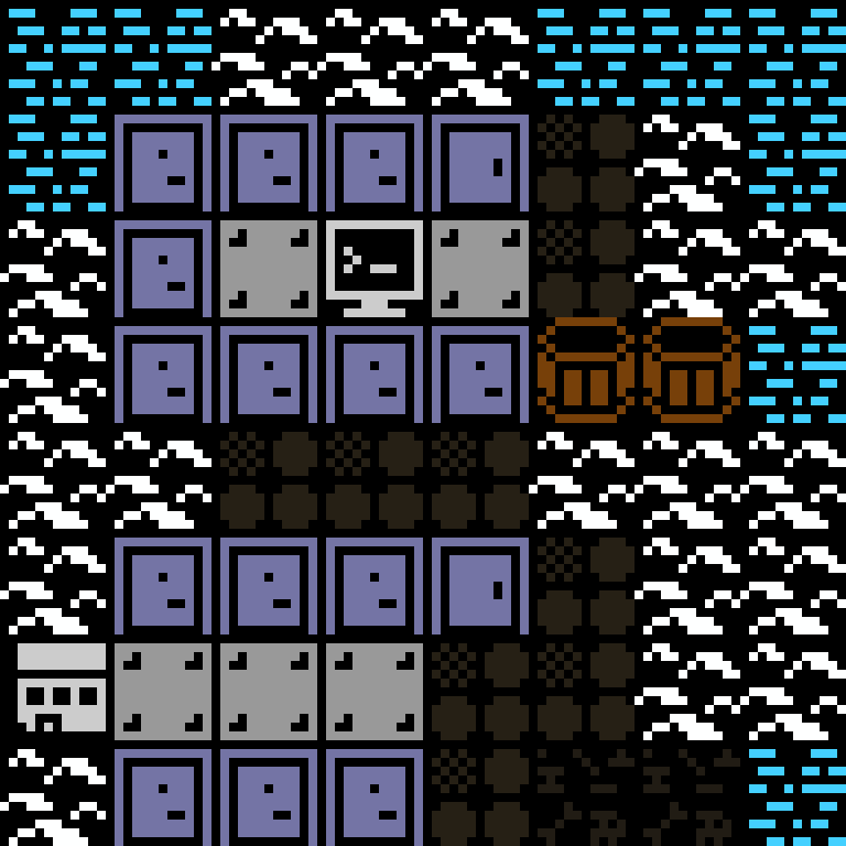 LLM, with version 7’s code, arctic base, clustered order, 8 by 8 cells.