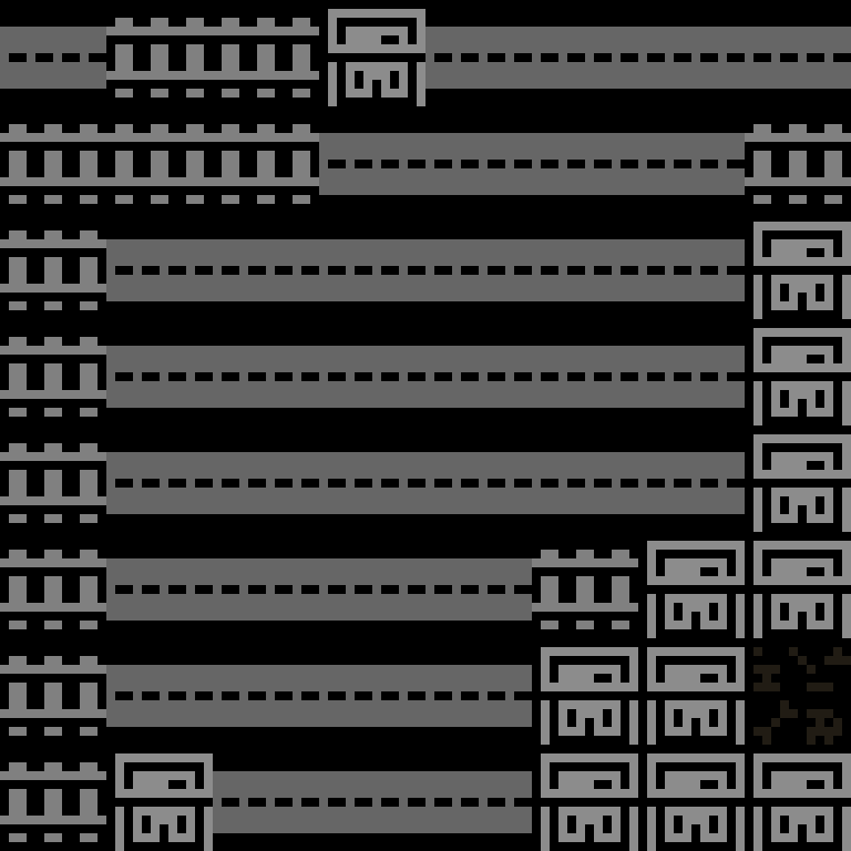 Cell by cell, version 7, cyberpunk block, frontier order, 8 by 8 cells.