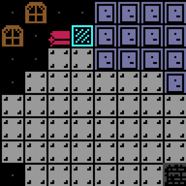 Cell by cell, version 7, space station, frontier order, 8 by 8 cells.