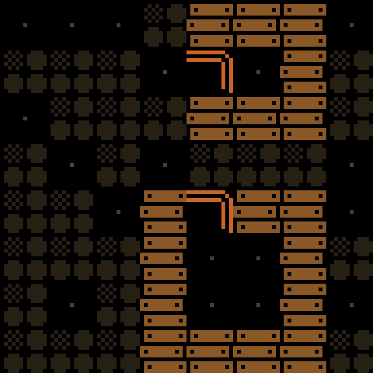 Batched, with version 8’s code, haunted mansion, spiral order, 8 by 8 cells.