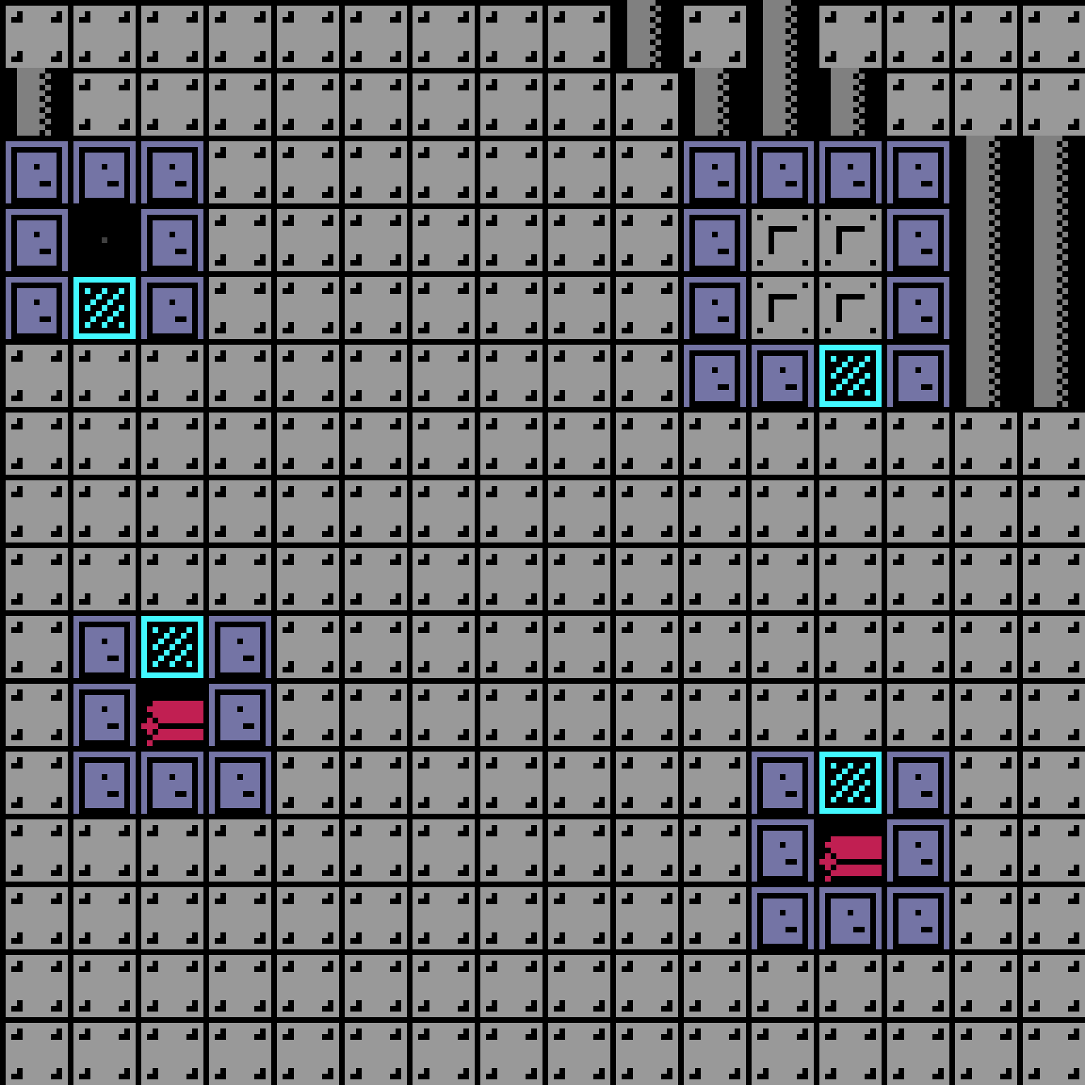 Batched, with version 8’s code, space station, frontier order, 16 by 16 cells.