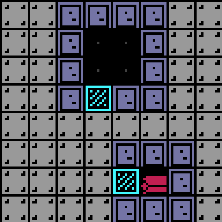 Batched, with version 8’s code, space station, branching order, 8 by 8 cells.