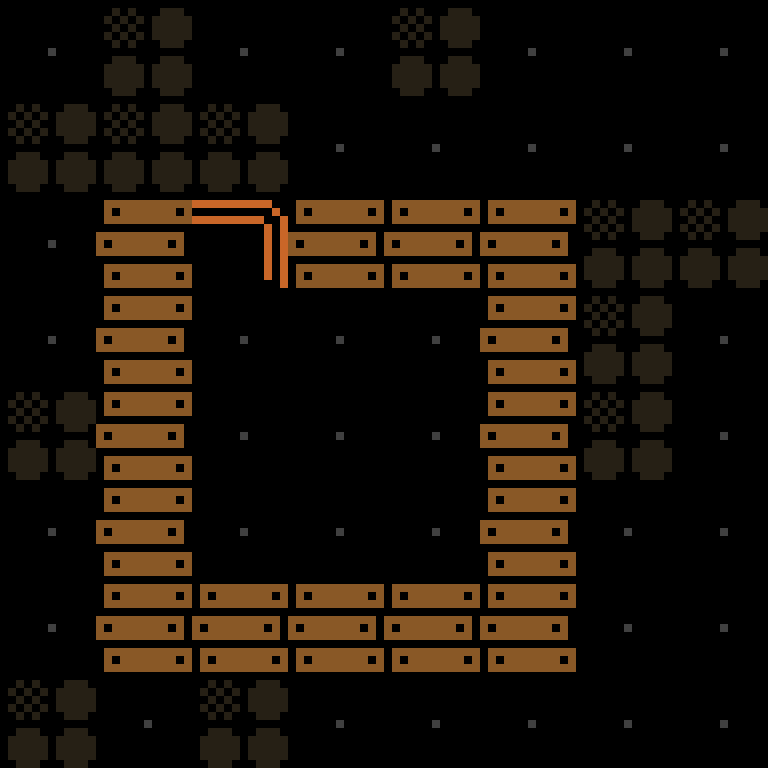 Batched, with version 8’s code, haunted mansion, frontier order, 8 by 8 cells.