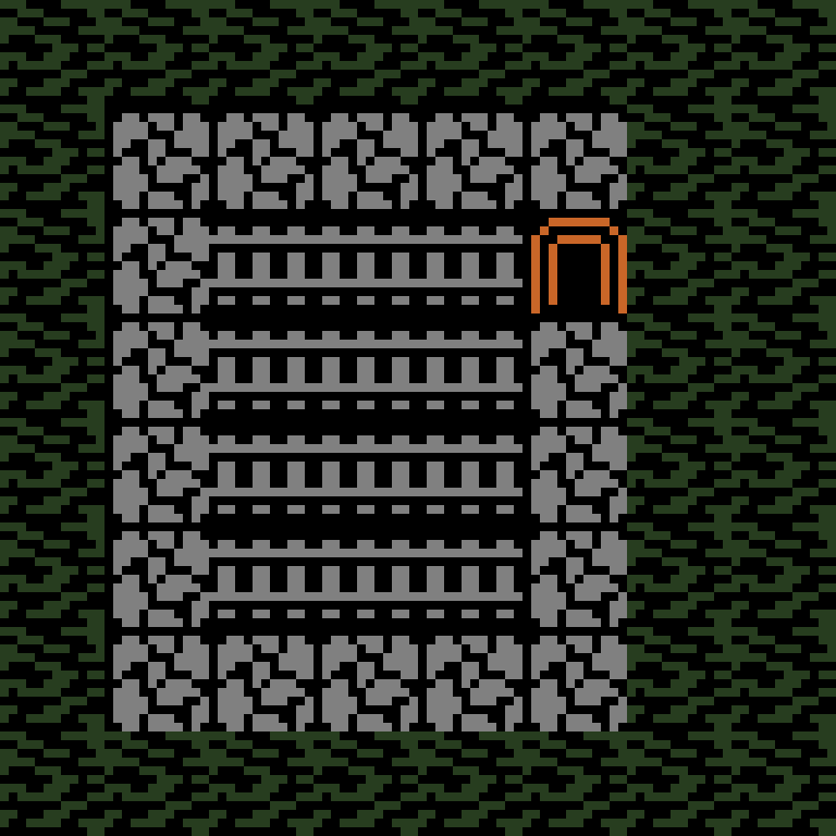 Batched, with version 8’s code, jungle temple, spiral order, 8 by 8 cells.