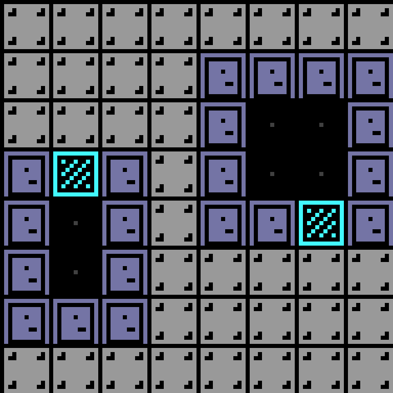 Batched, with version 8’s code, space station, random order, 8 by 8 cells.