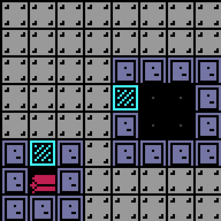 Batched, with version 8’s code, space station, spiral order, 8 by 8 cells.