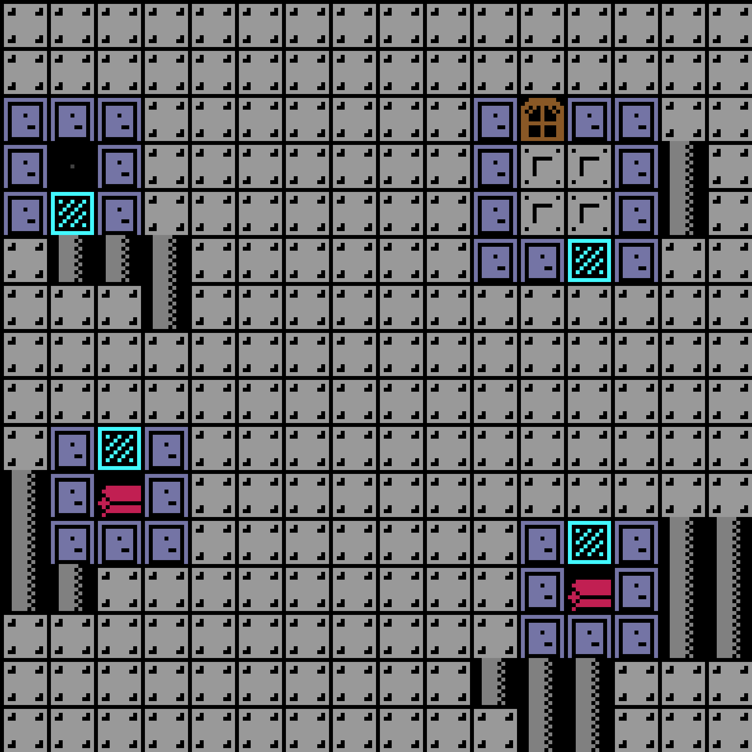 Cell by cell, version 8, space station, frontier order, 16 by 16 cells.