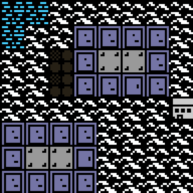 Cell by cell, version 8, arctic base, random order, 8 by 8 cells.