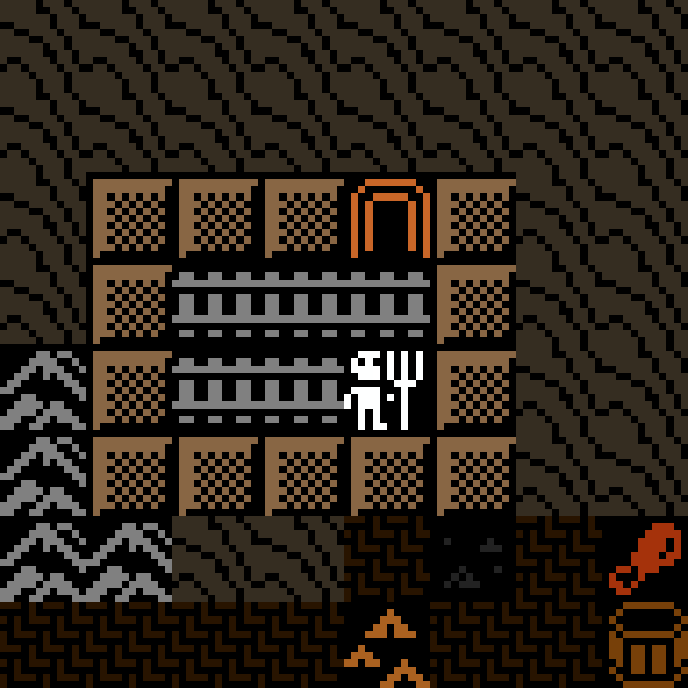 Cell by cell, version 8, desert outpost, frontier order, 8 by 8 cells.