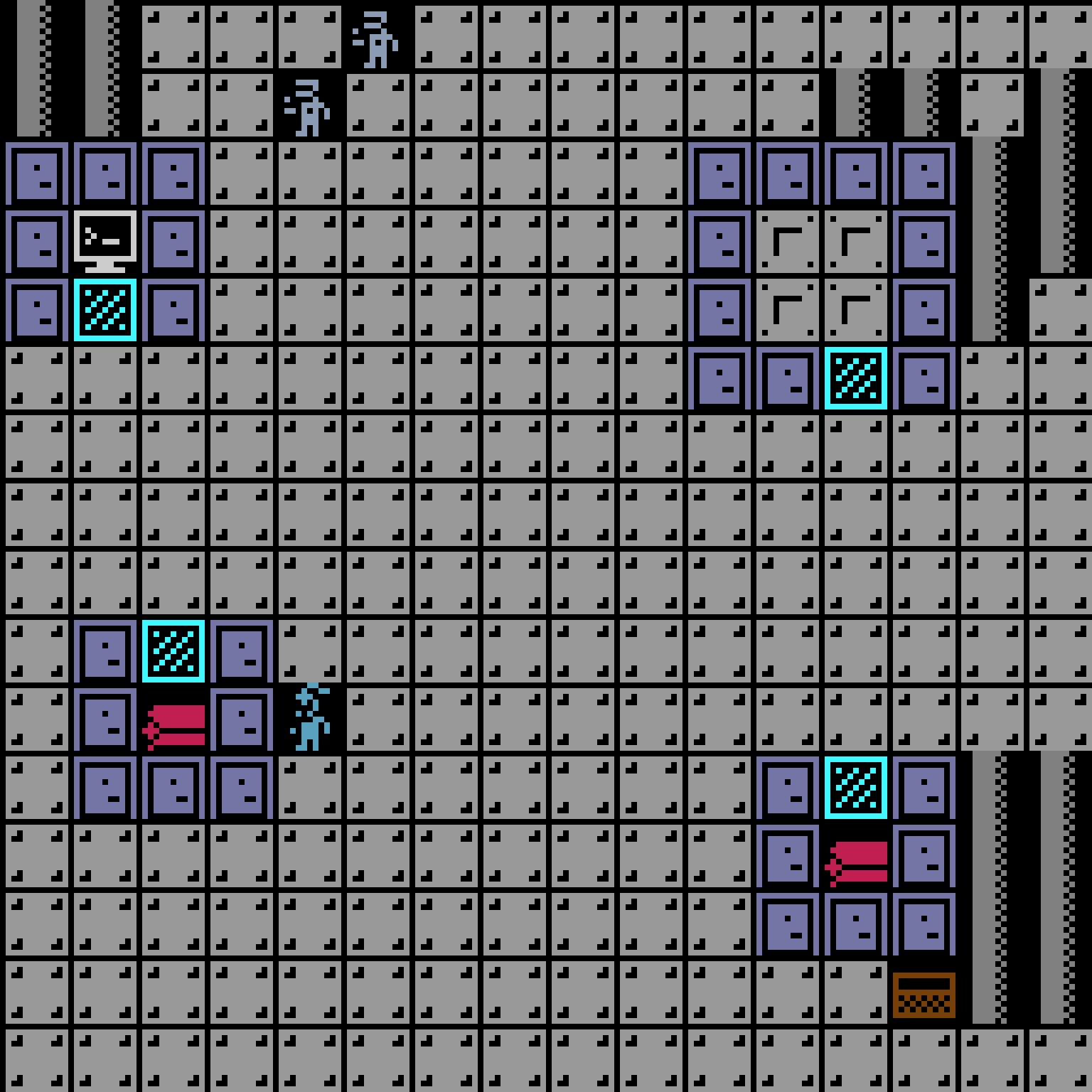 Cell by cell, version 9, space station, frontier order, 16 by 16 cells.