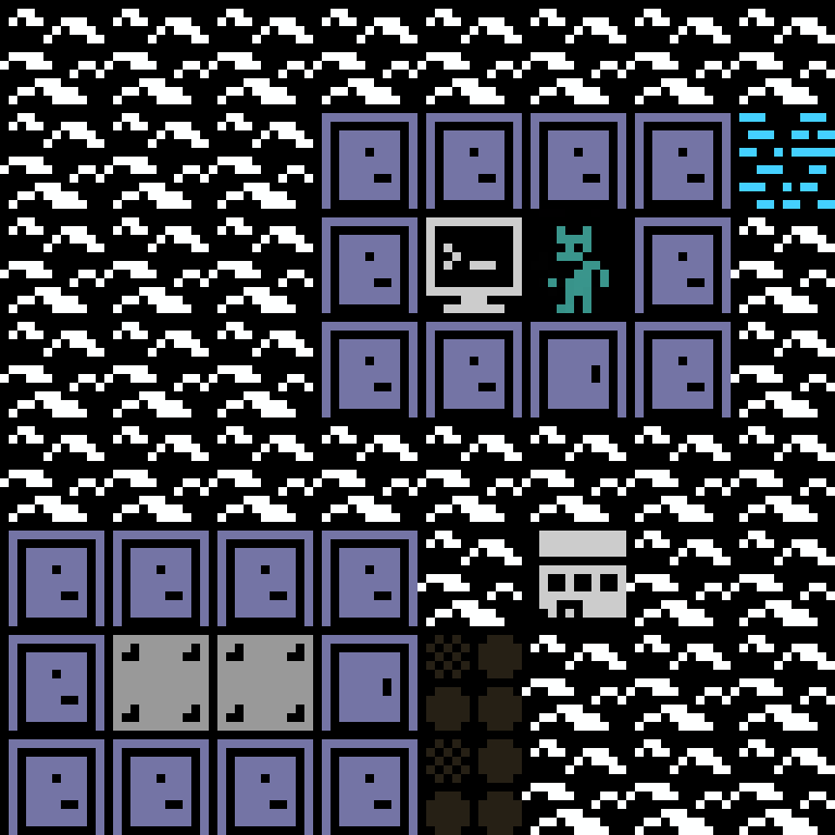 Cell by cell, version 9, arctic base, random order, 8 by 8 cells.