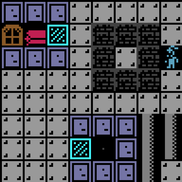 Cell by cell, version 9, space station, frontier order, 8 by 8 cells.